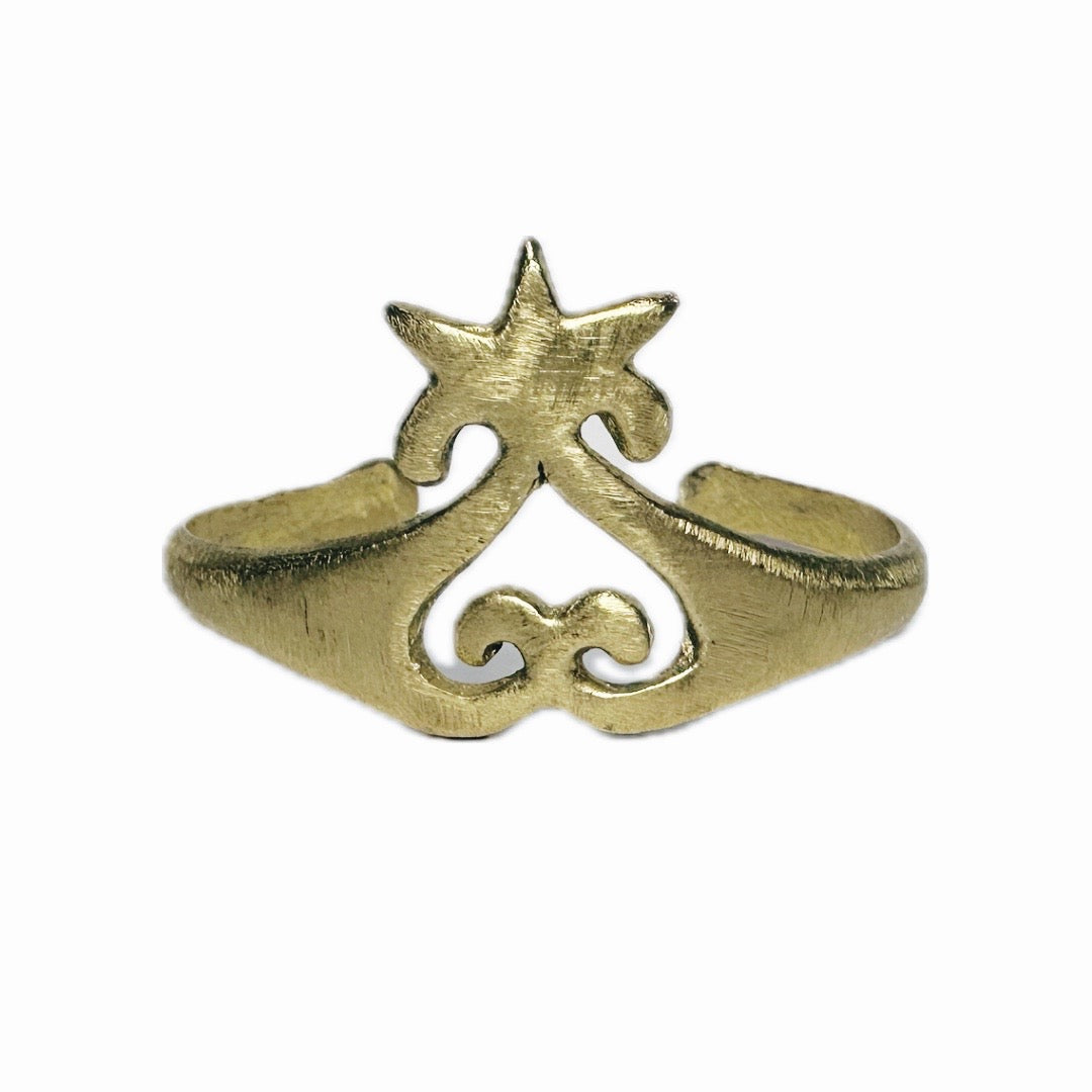 Sankofa Brass Cuff