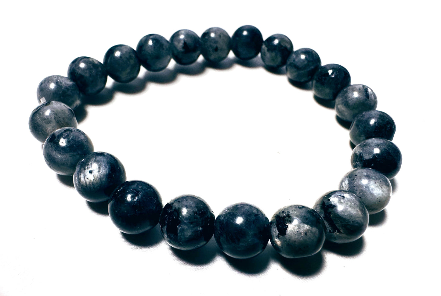 Larvikite Beaded Bracelet