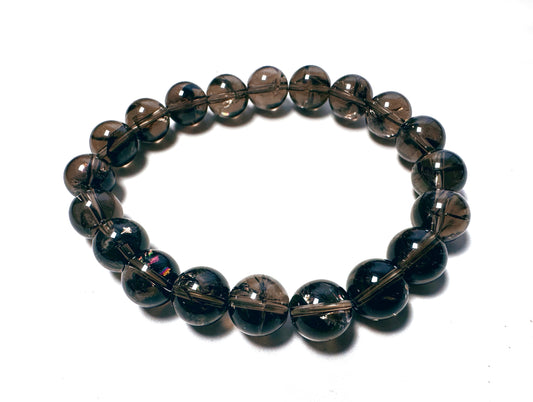 Rainbow Smoky Quartz Beaded Bracelet