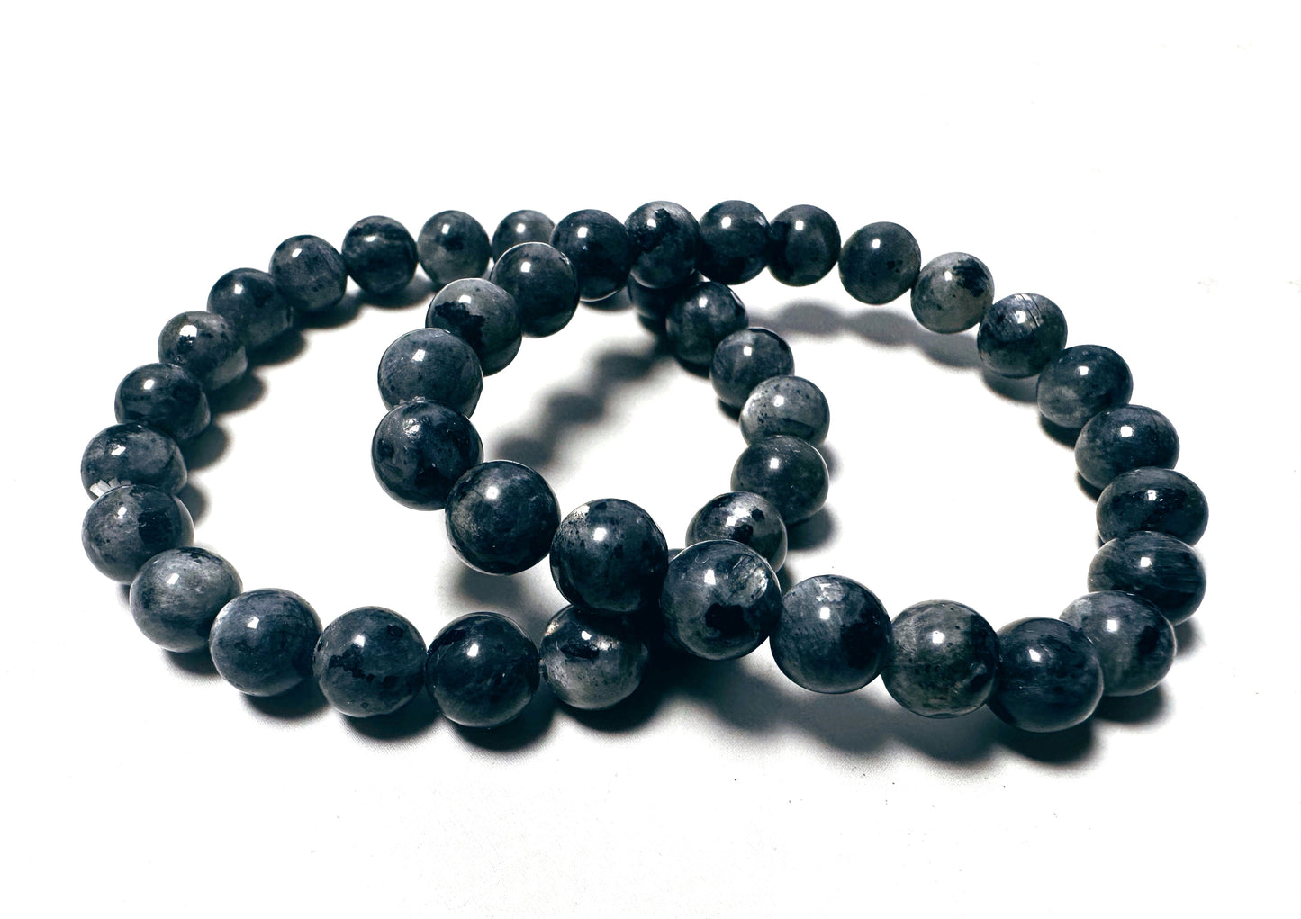 Larvikite Beaded Bracelet