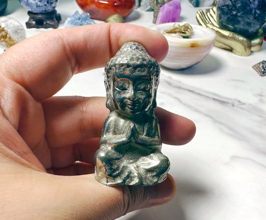 Pyrite Buddhas