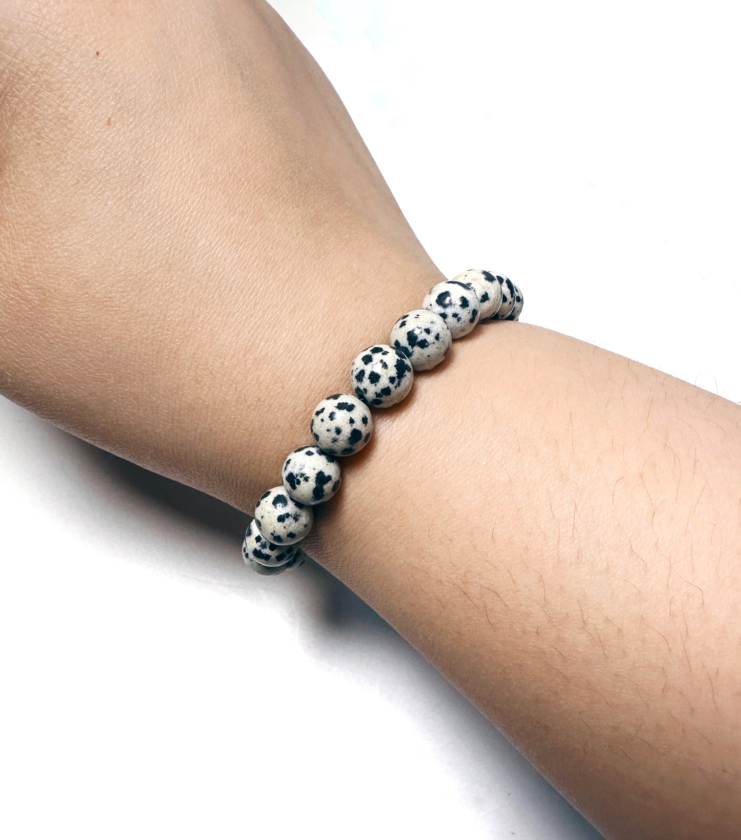 Dalmatian Jasper Beaded Bracelet