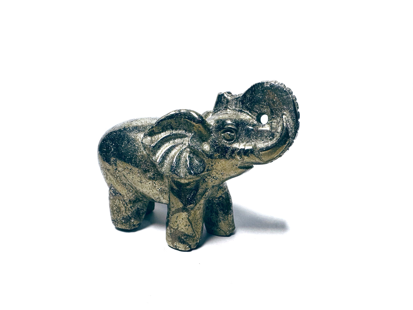 Pyrite Elephant Talisman