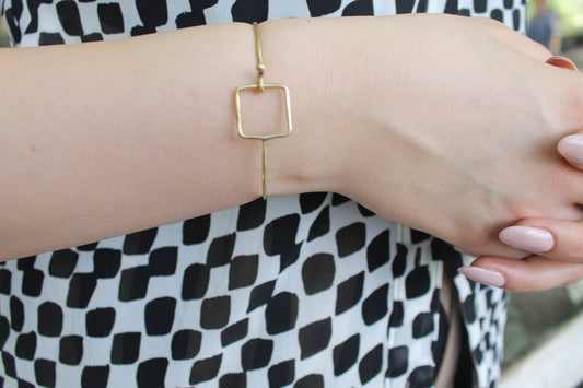 Geo Hook Bangle - Luni