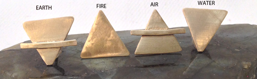 Four Elements Studs - Luni