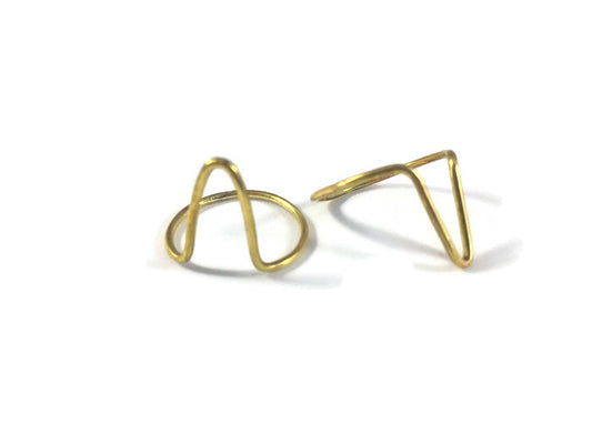 Triangle Duo Ring Set - Luni