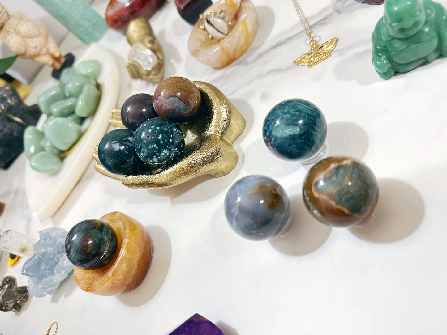 Ocean Jasper Mini Spheres