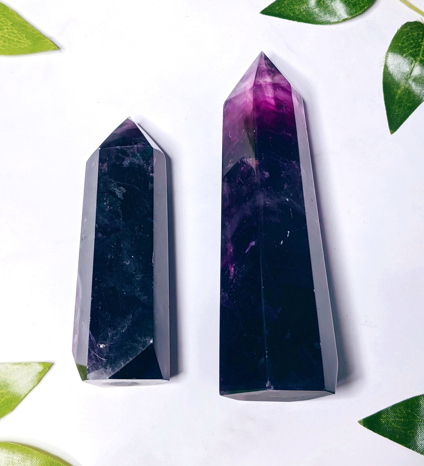 Purple Fluorite Towers