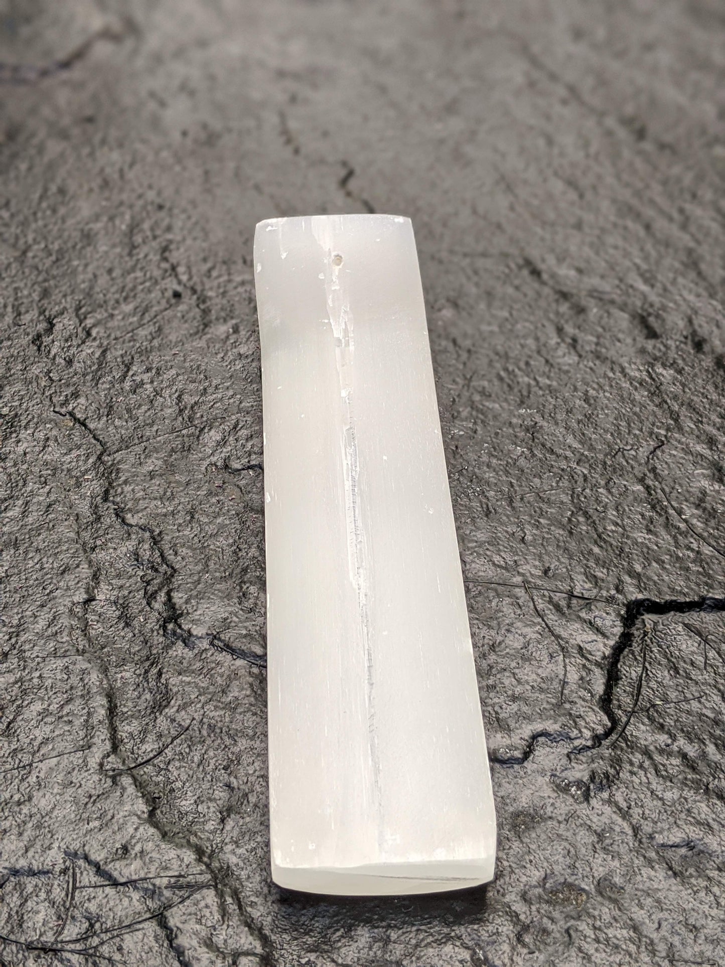 Selenite Incense Holder - Luni