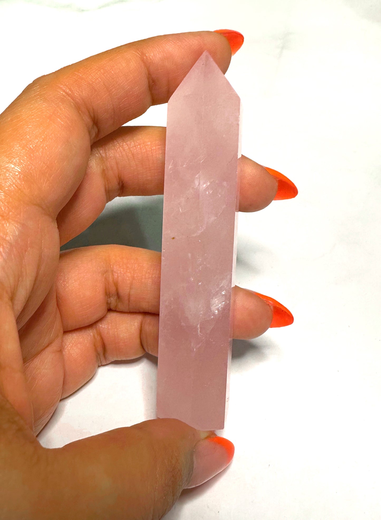 Mini Rose Quartz Towers